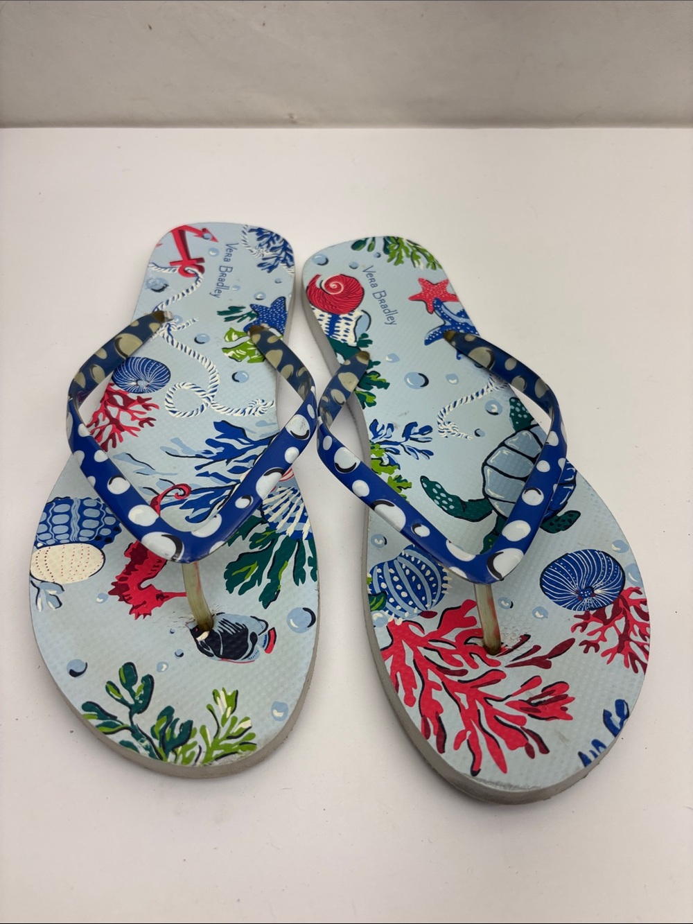 Vera Bradley rubber sandals, size 9-10